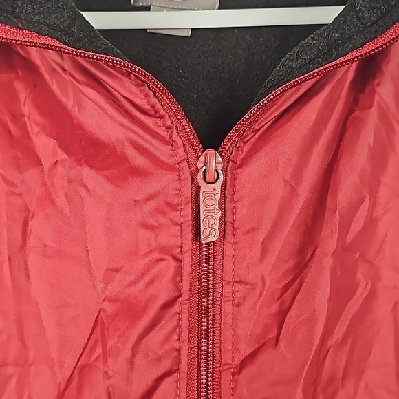 TOTES Women's Large Maroon Three Season Fleece Lined Jacket - Picture 3 of 7